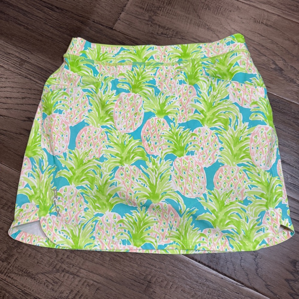 Ralph Lauren RLX Pineapple Print Golf‎ Skort Skirt with Shorts Size XS